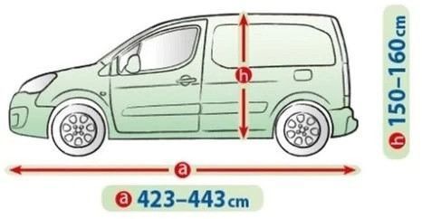 Тент на авто фургон 4.23-4.43м Kegel LAV L Mobile Garage 5-4136-248-3020 66842 фото