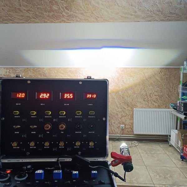 Лампы LED Мини Линзы H4 D35мм 70/100w 8000/11000Lm 6000K 3570+1860*2 12V "M01K" 71160 фото