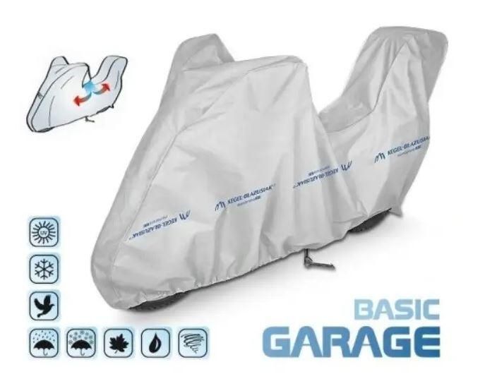 Тент на мотоцикл 240-265х135х107 см (XL Box) Basic Garage "KEGEL" 5-4177-248-3020 68798 фото