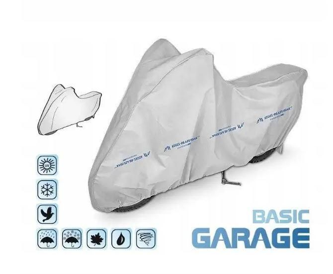 Тент на мотоцикл 240-265х135х107 см (XL) Basic Garage "KEGEL" 5-4176-248-3020 68797 фото